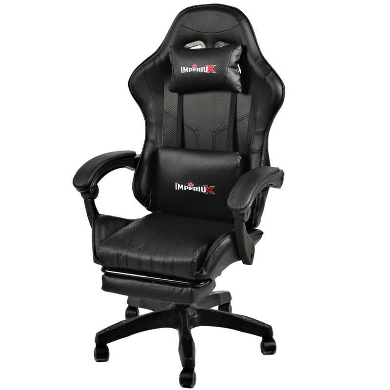 GENERICO - SILLAS GAMER CON MASAJEADOR Y REPOSA PIES RECLINABLES