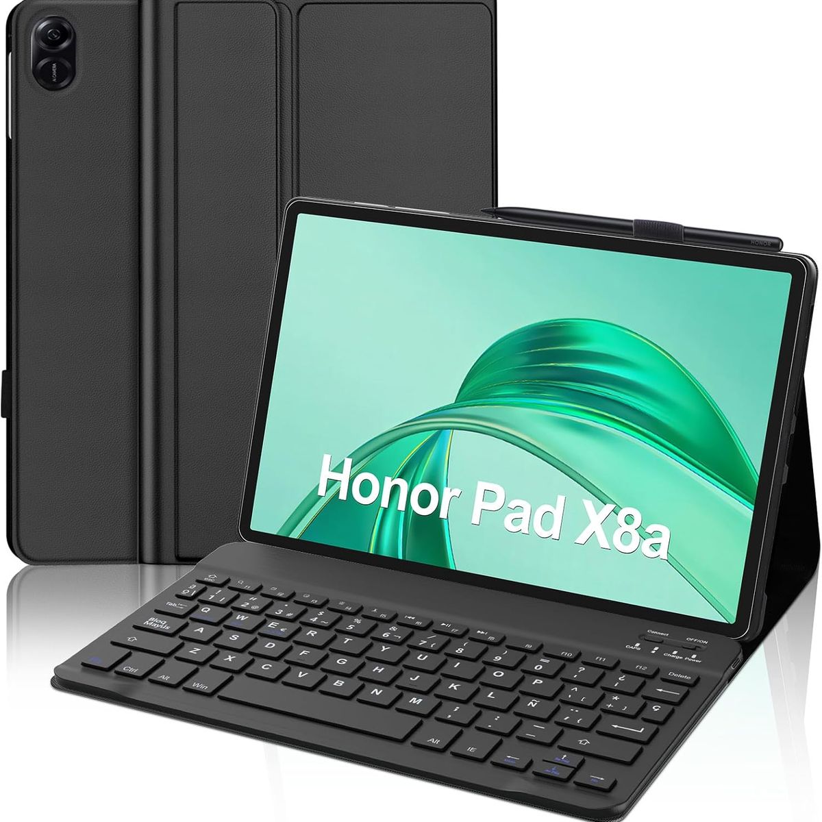 GENERICO - Funda Con Teclado Para Honor Pad X8a 11 Negro