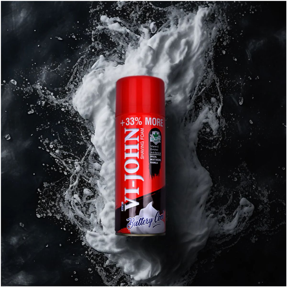 VI JOHN - Vi-John Espuma de Afeitar Vit E Anti Bacterial 400 gr