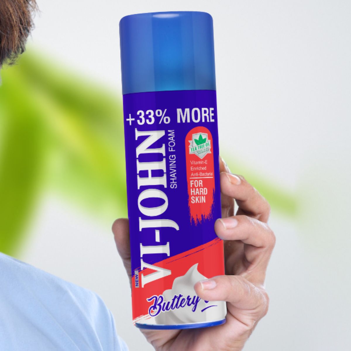 VI JOHN - Vi-John Espuma de Afeitar Piel Dura 400 gr
