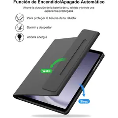 GENERICO - Funda Con Teclado Para Samsung Galaxy Tab A9+ 2023 11 Negro