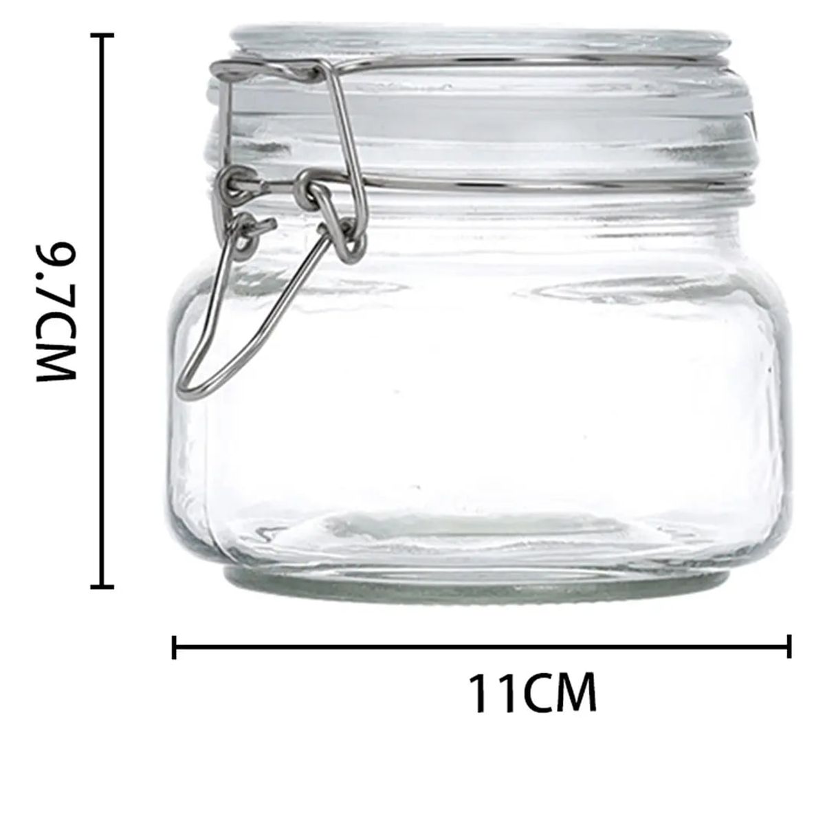 GENERICO - Frasco Vidrio Hermético Conserva Alimentos  500ml