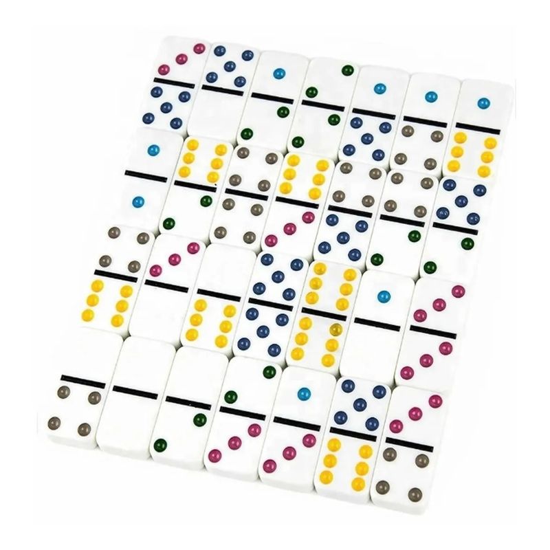 GENERICO - Juego Domino Caja Metálica 28 Piezas , Juegos De Mesa