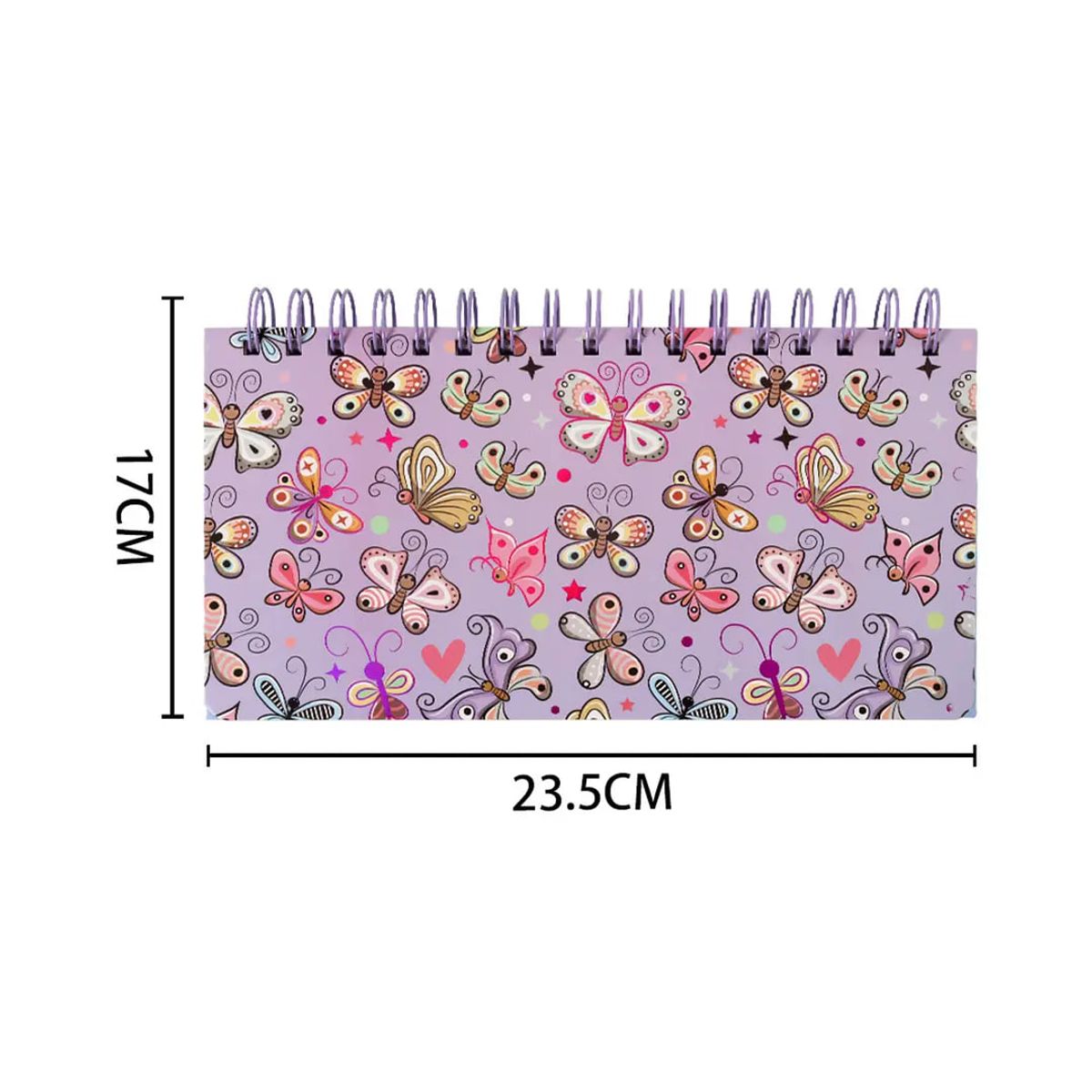 TOPSOC - Mi Planner Patron Mariposas 17x24cm