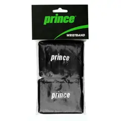 GENERICO - Muñequera Prince Logo NegraBlanca X2 Tenis Padel