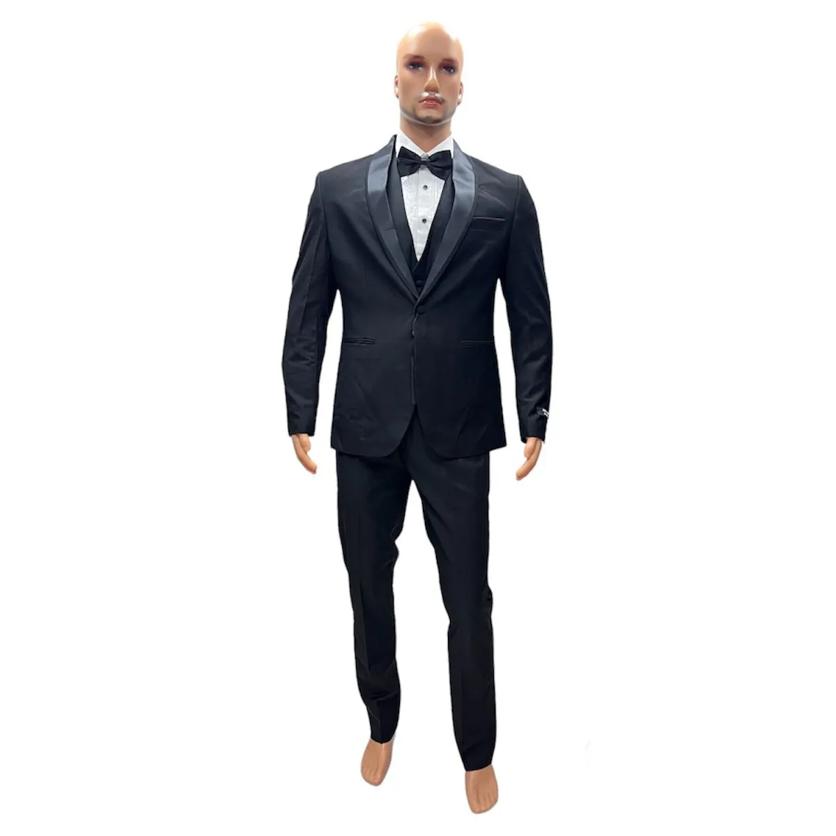 XPRESS RECHARGE - Nuevo estilo diseño traje negro alta calidad italiana de 2 piezas