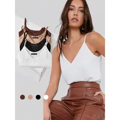 VARIOS - Camisola Classic fit Blanco She Shines