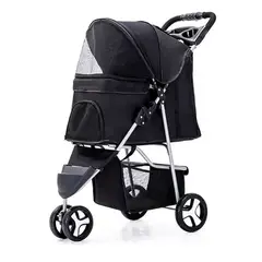 OFERTABKN - Coche Para Mascota Plegable Y Lavable Raza Pequeña Mediana