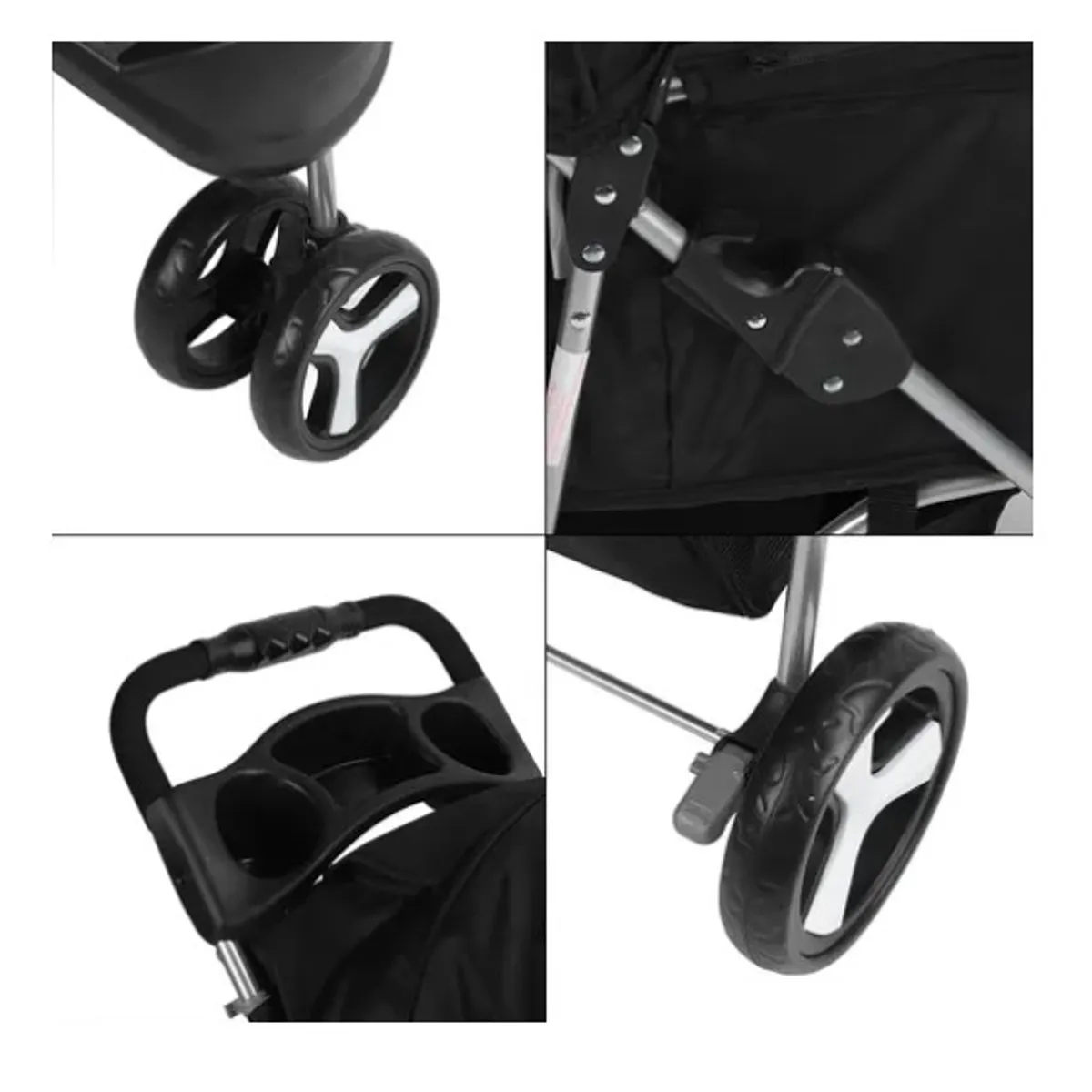 OFERTABKN - Coche Para Mascota Plegable Y Lavable Raza Pequeña Mediana