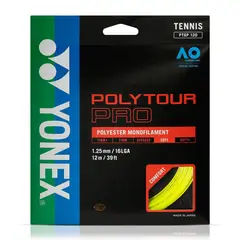 YONEX - Cuerda Poly Tour Pro Amarillo 1.25 - 12m