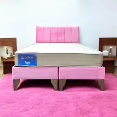GENERICO - Cama tubular 2 plaza rosa barbie en felpa
