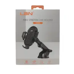 LBN - SOPORTE PORTA CELULAR PARA VEHICULOS LBH282 NEGRO