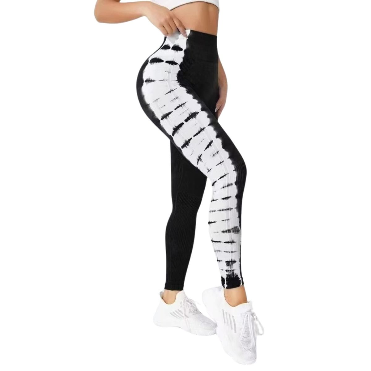 SUKHA - Calzas Leggings Push Up con Blanco Tiro Alto