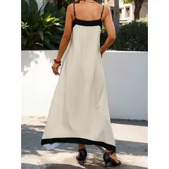VARIOS - Vestido Clasi Crema She Shines