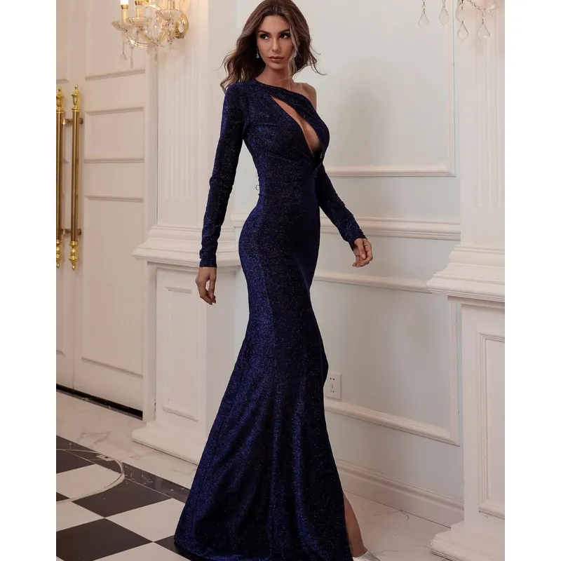 VARIOS - Vestido Elegance Azul She Shines