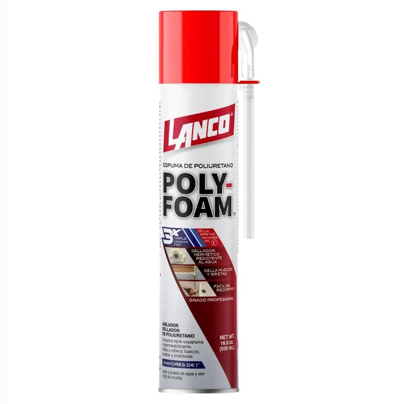 LANCO - Espuma Expansiva Poliuretano Poly-Foam 500mL Lanco