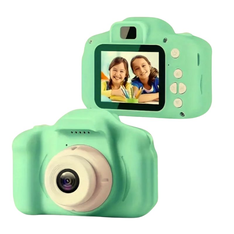 GENERICO - Mini Cámara Fotográfica Digital Para Niños Portatil Verde