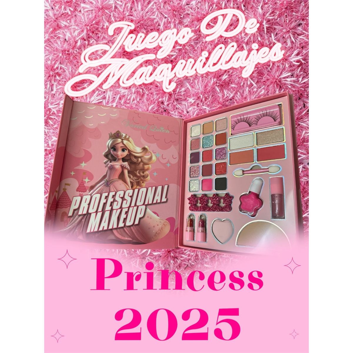 GENERICO - Juego De maquillajes Para Niñas Princesas