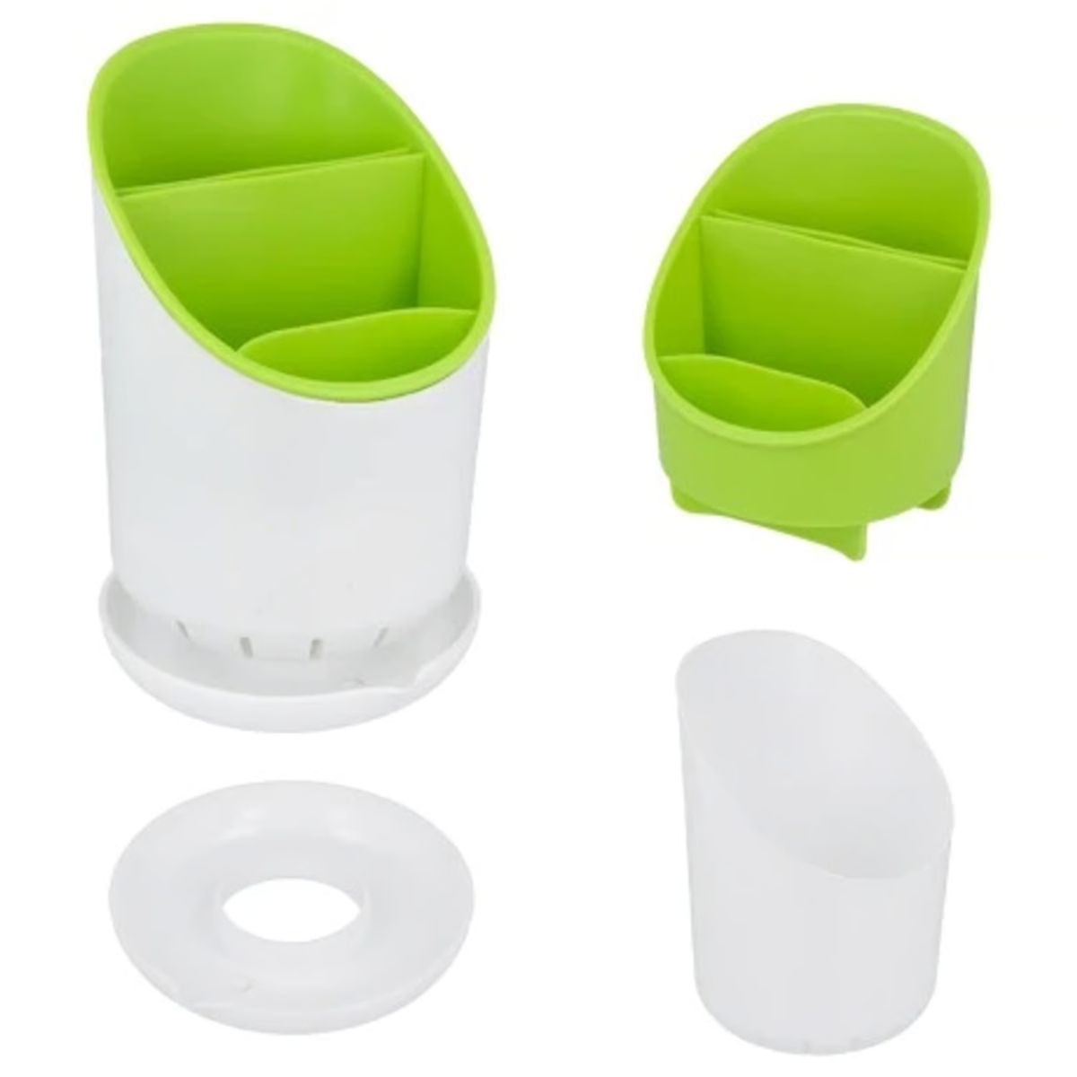 MOVI - Organizador de Cubiertos con Compartimentos y Drenaje