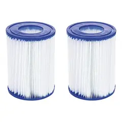 MUNDO MAGIA - Set De 2 Cartuchos De Filtro Tipo Ii Portatil Para Piscinas