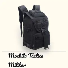 GENERICO - Mochila Táctica Militar De Camuflaje Negro