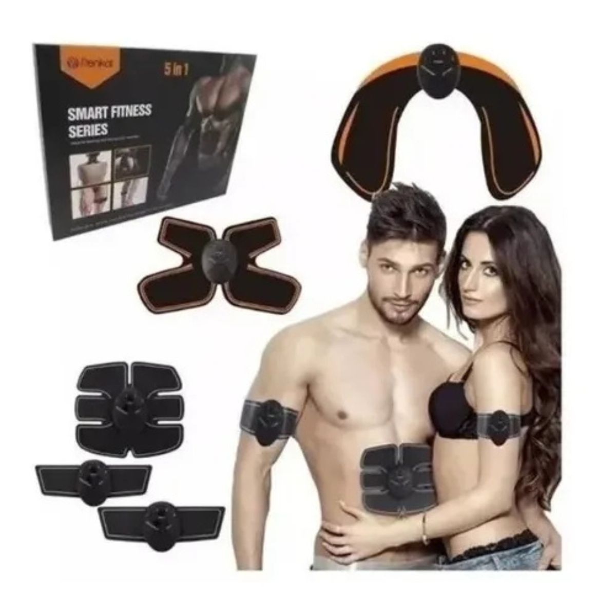 MOVI - Electroestimulador EMS 5 en 1 para Abdomen Brazos y Piernas