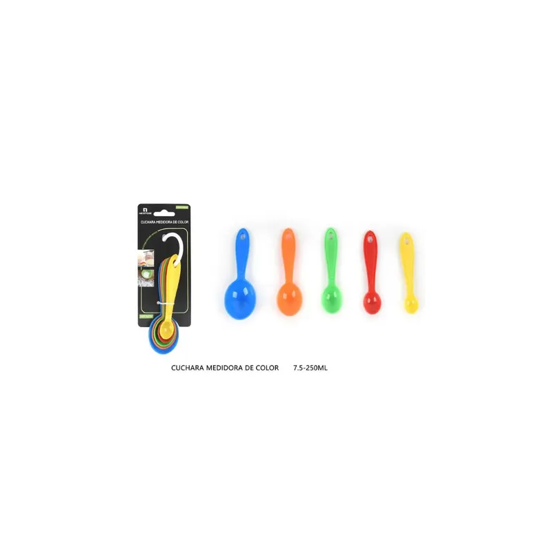 GENERICO - CUCHARA MEDIDORA DE COLOR 5PCS