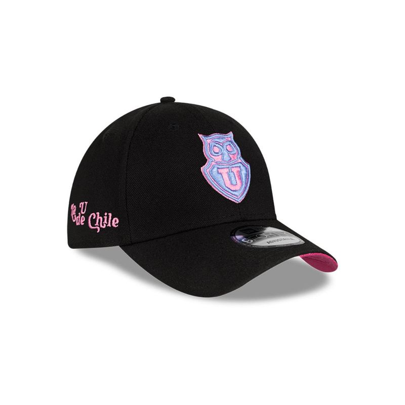 NEW ERA - Gorra 9Forty Universidad de Chile Futbol  Black New Era