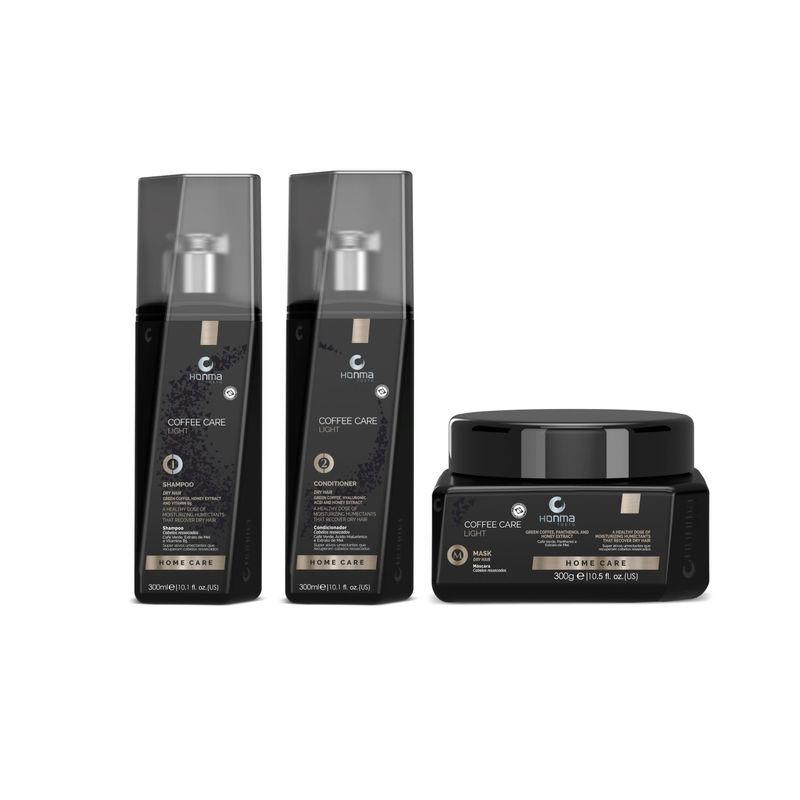 HONMA TOKYO - SHAMPOO  ACONDICIONADOR Y MASCARA COFFEE PREMIUM CARE