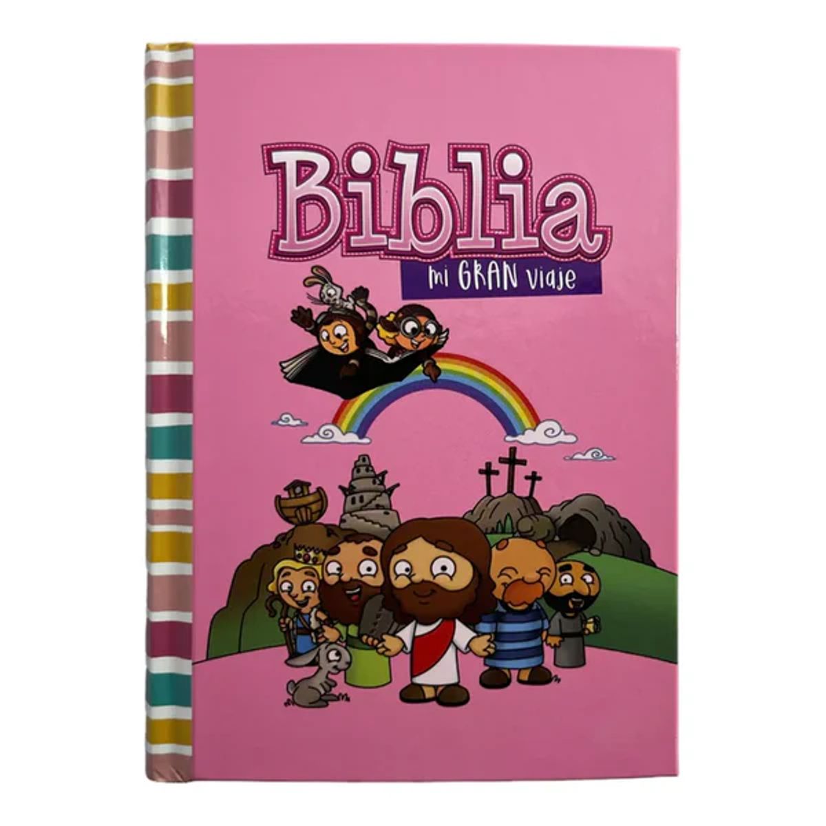 ABBA - BIBLIA MI GRAN VIAJE RVR1960 TAPA DURA ROSA