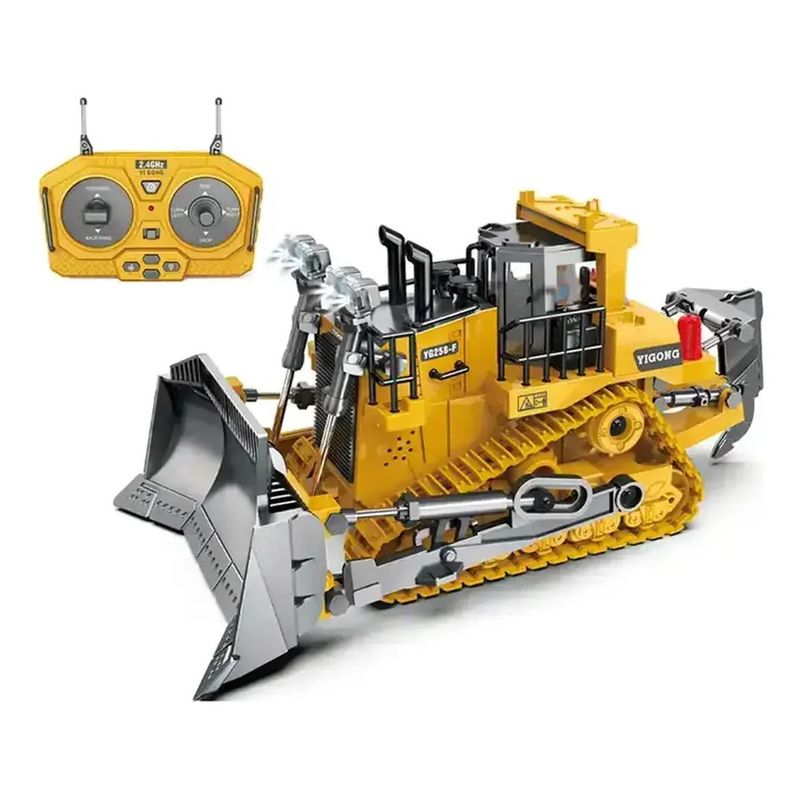 GENERICO - Retro Excavadora Orugas Excavadoras Con Control Remo 2.4 Ghz