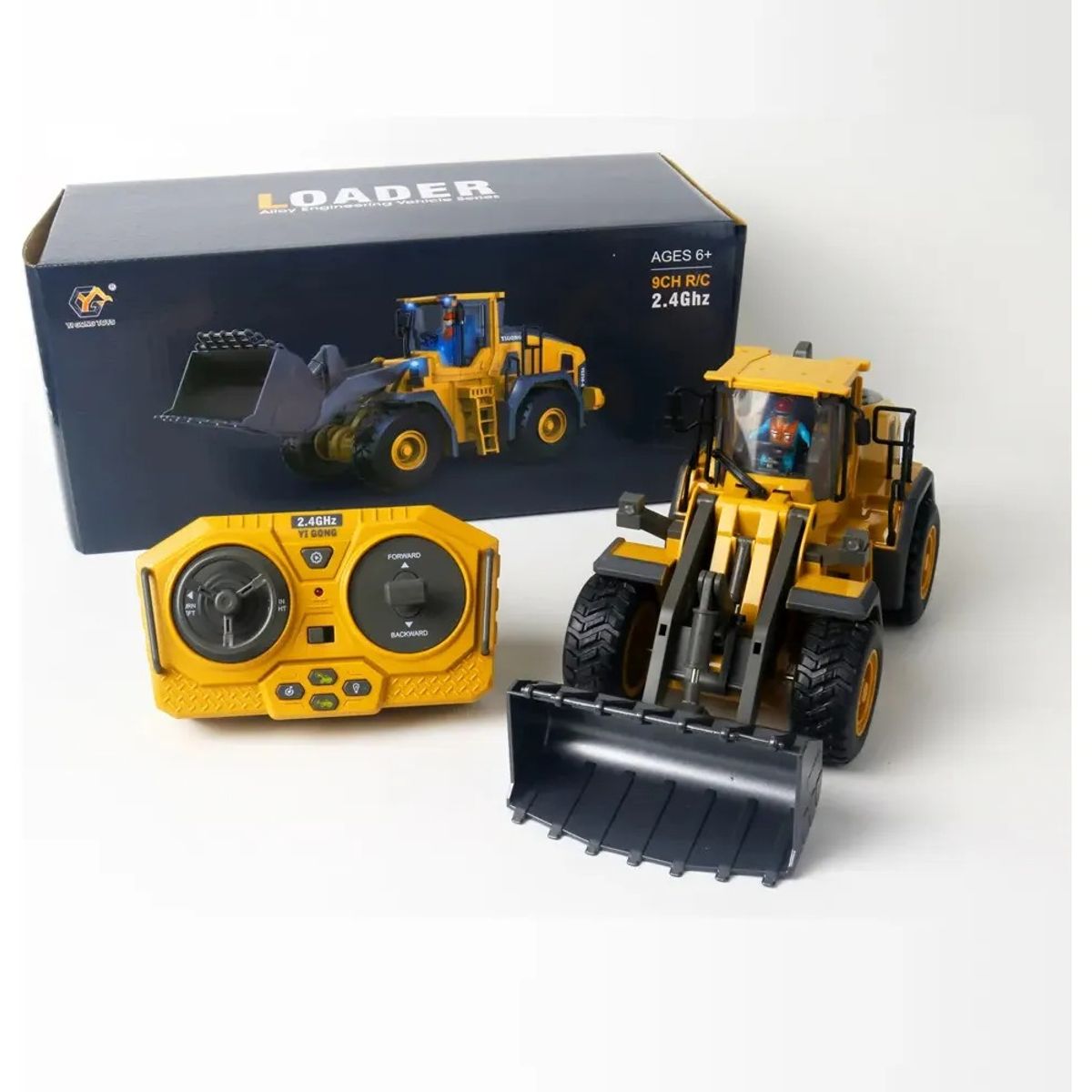 GENERICO - Excavadora Control Remoto 2.4 Ghz