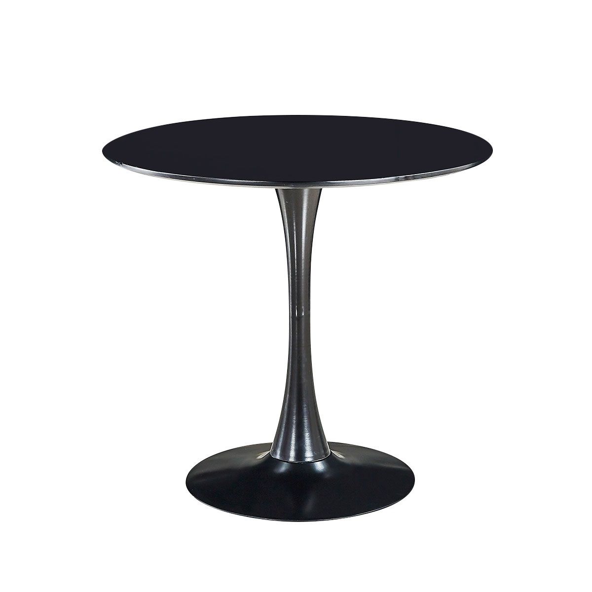 GENERICO - Mesa de Comedor Tulip Negra 80 Cm - Para 2 a 4 personas Bodegatfc