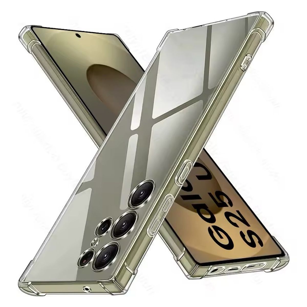 GENERICO - Funda Transparente Para Samsung S25 Ultra + Protector Camara