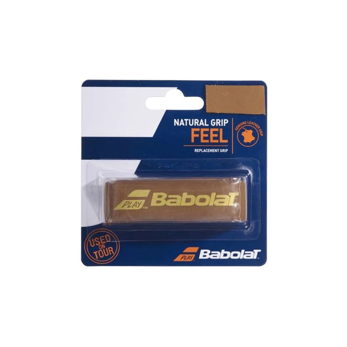 BABOLAT - Grip Babolat Natural Cuero Tenis Padel