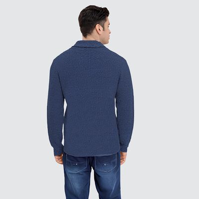 Imagen 2 del producto Sweater Chaleco Térmico Mezcla Lana Hombre Suéter Abotonado