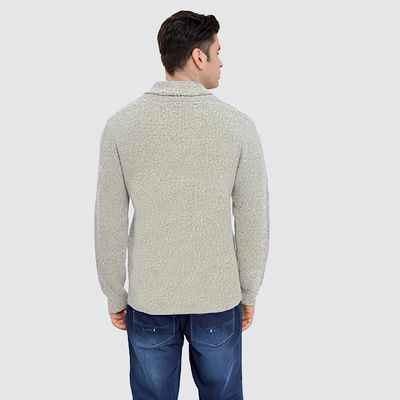 Imagen 2 del producto Sweater Chaleco Térmico Mezcla Lana Hombre Suéter Abotonado