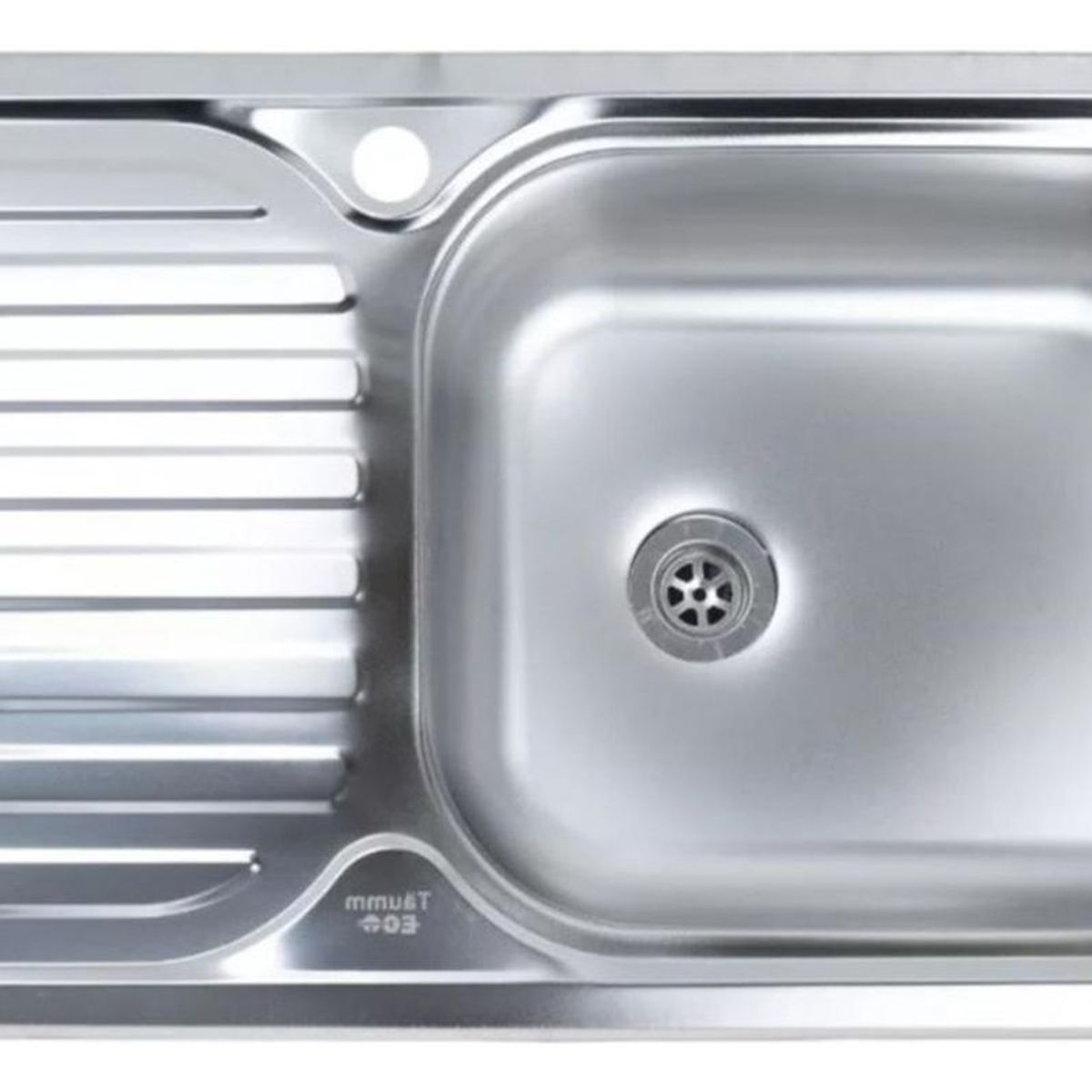 TAUMM - Lavaplatos Empotrado Simple 80x44 Inoxidable Izquierdo