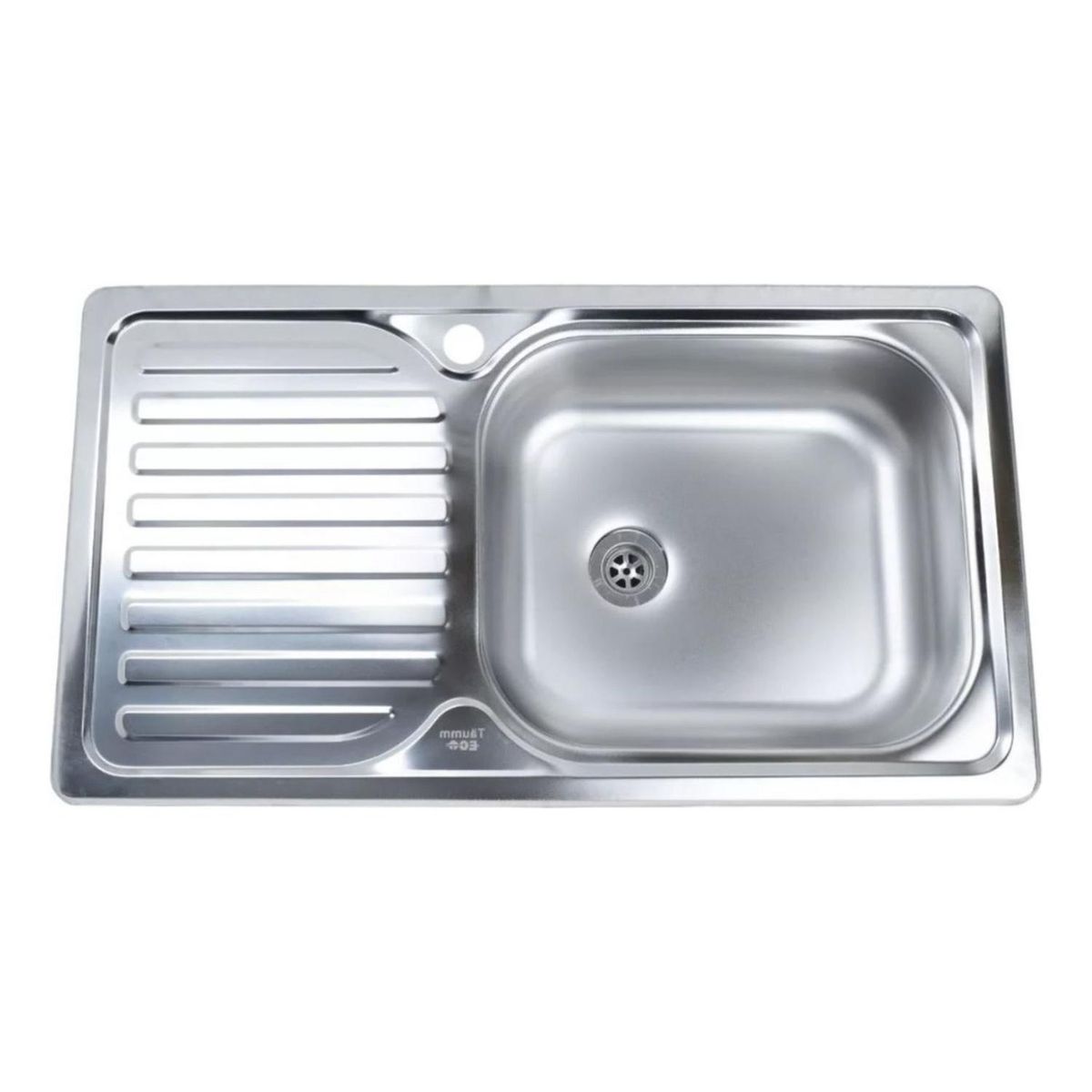 TAUMM - Lavaplatos Empotrado Simple 80x44 Inoxidable Izquierdo