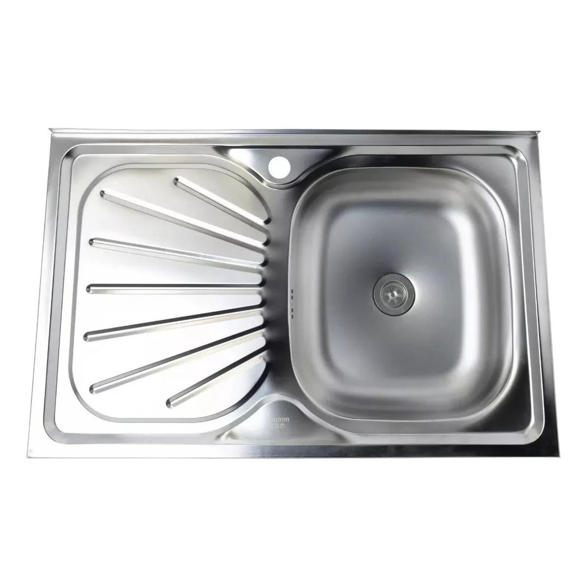 TAUMM - Lavaplatos Sobreponer 80x50 Inoxidable Izquierdo
