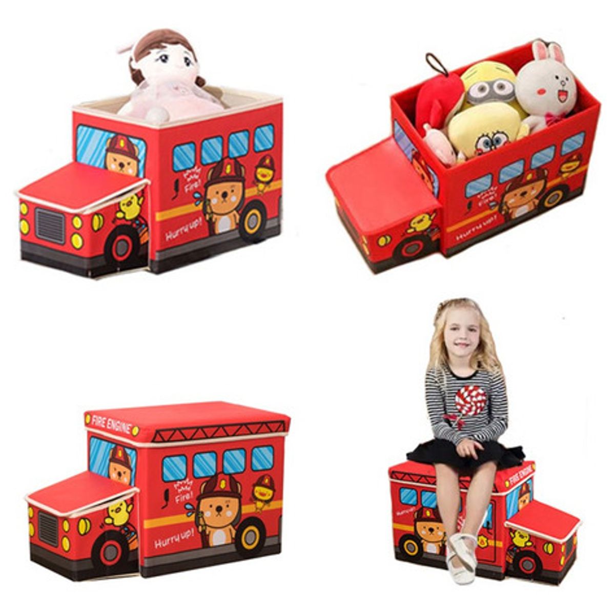 EVERSO - Caja Organizadora Plegables Closet Ropa Multiuso Con Tapa