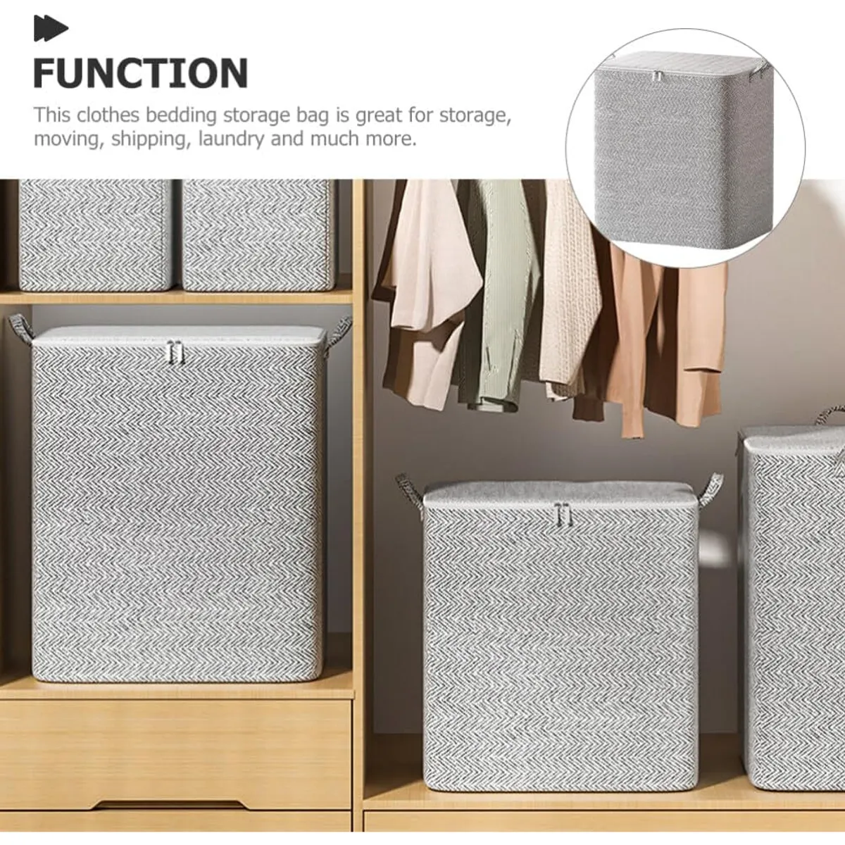 EVERSO - 6 Unidades Organizador De Bolsas De Almacenamiento De Ropa