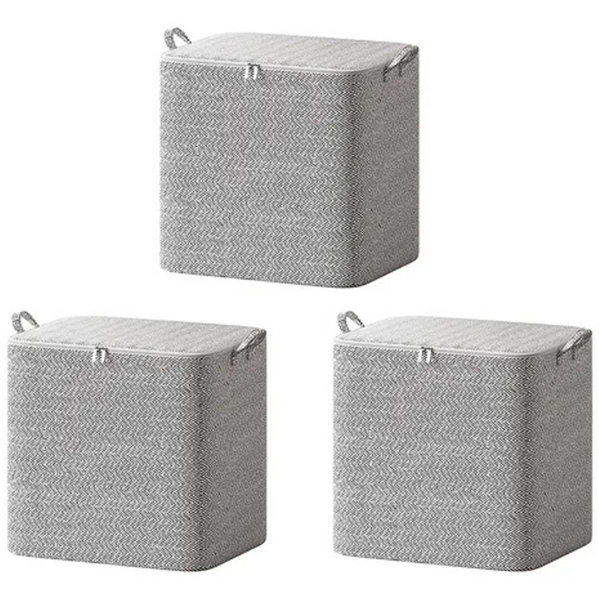 EVERSO - Set X3 Bolsa Cajas Organizadoras Grandes Almacenamiento Ropa