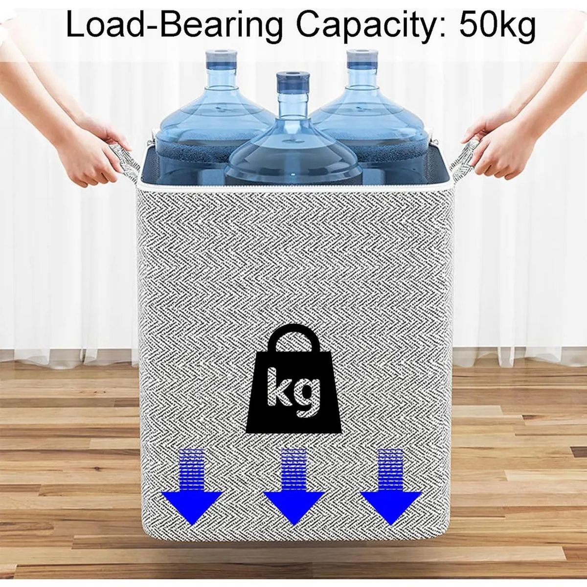 EVERSO - Set X3 Bolsa Cajas Organizadoras Grandes Almacenamiento Ropa