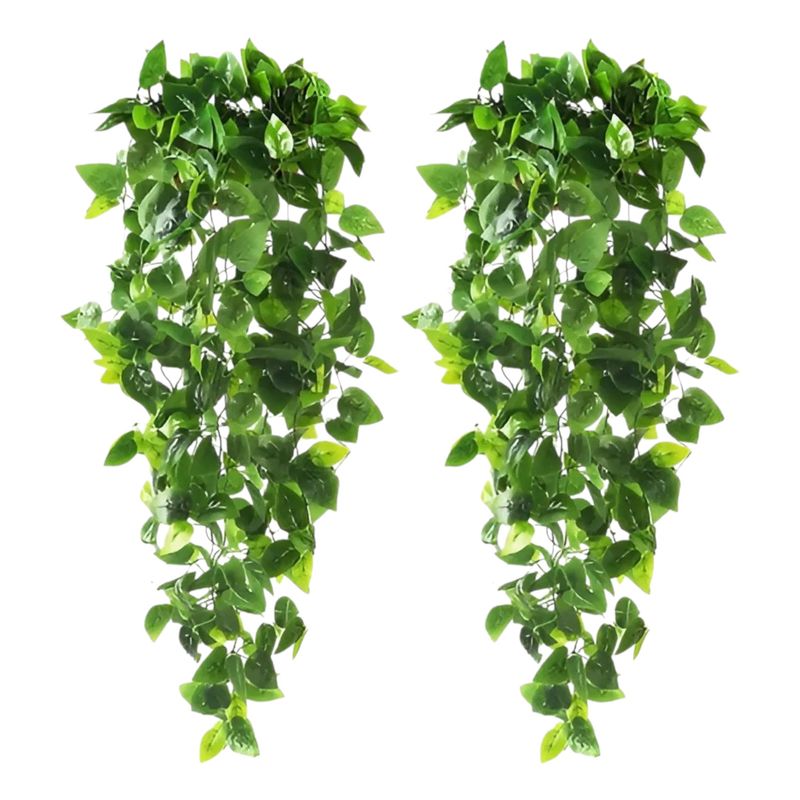 GENERICO - 2 Plantas Colgantes Artificiales For Decoración De Paredes
