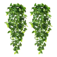 GENERICO - 2 Plantas Colgantes Artificiales For Decoración De Paredes