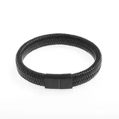 GENERICO - Pulsera Minimalista Cuero Brazalete Simple Y Elegante