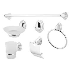 GENERICO - Set Accesorios Baño 6 Piezas Colomba