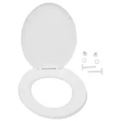 GENERICO - Asiento Y Tapa De Wc Blanca Colomba