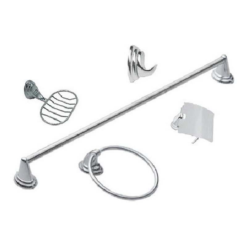 GENERICO - Set De Baño Economico 5 Piezas.